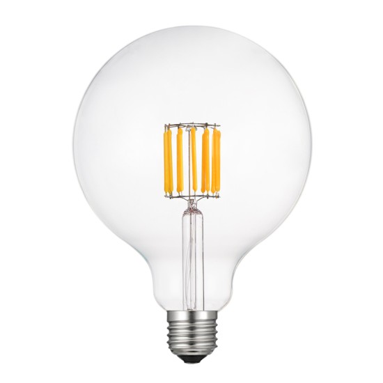 LED FILAMENT E27 G125 10W 4000K 230V AC 1090LM RA80