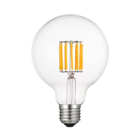 LED FILAMENT E27 G95 10W 4000K 230V AC 1090LM RA80