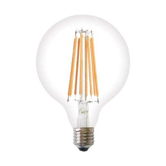 LED FILAMENT E27 G95 12W 4000K 230V AC 1590LM RA80