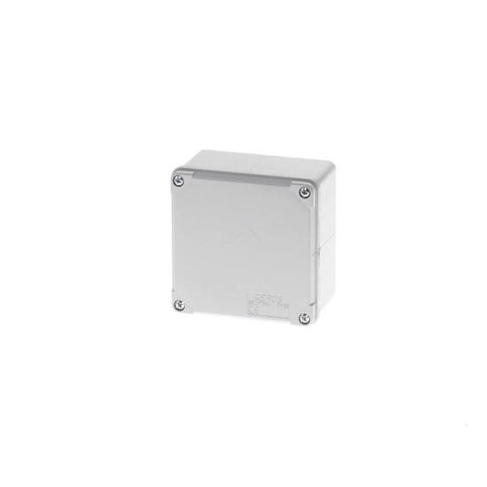 100X100X60 SURF BOX SMOOTH WALLS IP65