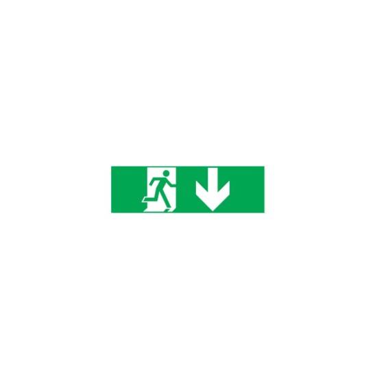ARROW DOWN STICKER FOR EXIT/EMERGENCY LIGHTING