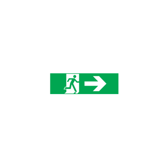 ARROW RIGHT STICKER FOR EXIT/EMERGENCY LIGHTING