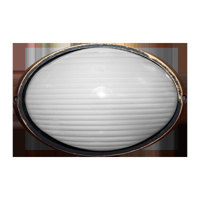 ΑΠΛΙΚΑ ΟΒΑΛ  ΧΡΥΣΟ ΜΑΥΡΟ Ε27 60W