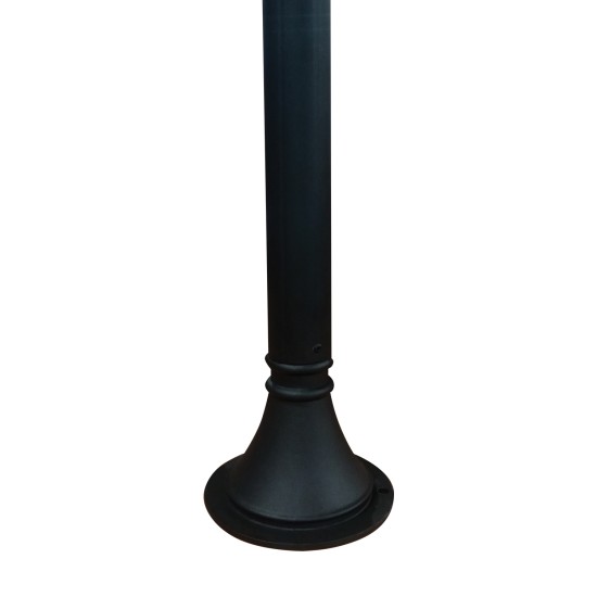 ΚΟΛΩ/ΚΙ ΜΕ ΒΑΣΗ 50cm ΓΙΑ ΦΑΝ/ΚΙΑ ΑΛ/ΝΙΟΥ ΜΑΥΡΟ