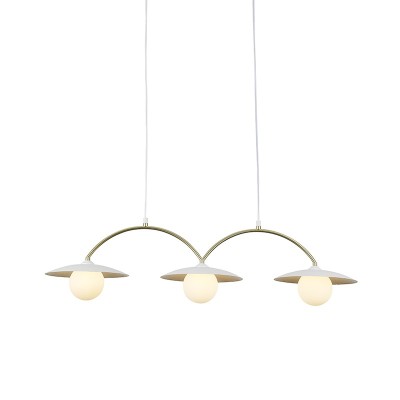 ΚΡΕΜΑΣΤΟ ΦΩΤΙΣΤΙΚΟ ΛΕΥΚΟ+ΧΡΥΣΟ/5W/3xG9/L900xH1000