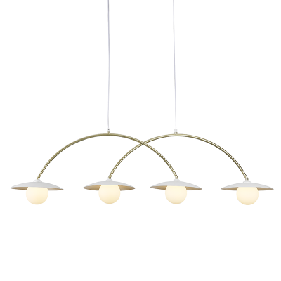 ΚΡΕΜΑΣΤΟ ΦΩΤΙΣΤΙΚΟ ΛΕΥΚΟ+ΧΡΥΣΟ/5W/4xG9/L1200xH1360