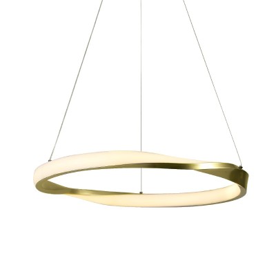 ΚΡΕΜΑΣΤΟ ΦΩΤΙΣΤΙΚΟ ΧΡΥΣΟ+ΛΕΥΚΟ/32W/CCT/2500lm/Ø600xH1035