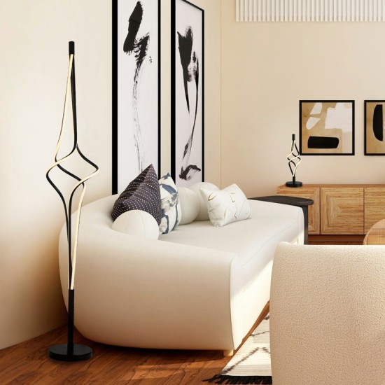 ΕΠΙΔΑΠΕΔΙΟ ΦΩΤΙΣΤΙΚΟ ΜΑΥΡΟ/48W/CCT/3800lm/L231xH1550