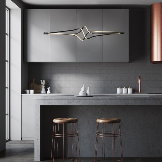 ΚΡΕΜΑΣΤΟ ΦΩΤΙΣΤΙΚΟ ΜΑΥΡΟ/48W/CCT/3800lm/L1295xH1230