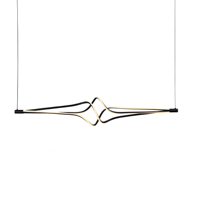 ΚΡΕΜΑΣΤΟ ΦΩΤΙΣΤΙΚΟ ΜΑΥΡΟ/48W/CCT/3800lm/L1295xH1230