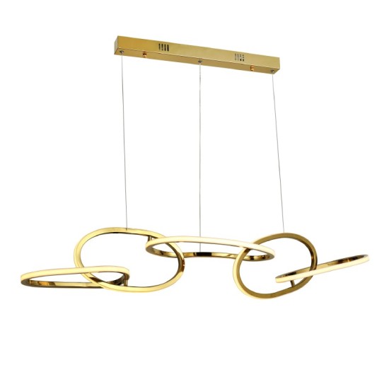 ΚΡΕΜΑΣΤΟ ΦΩΤΙΣΤΙΚΟ ΧΡΥΣΟ+ΛΕΥΚΟ/72W/CCT/5700lm/Ø1200xH1285