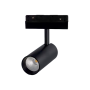 MATTE BLACK MAGNETIC SPOT 48V DC 12W 3000K 750LM 36° OSRAM RA90 Φ50*110MM