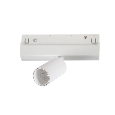MATTE WHITE MAGNETIC MINI SPOT 48V DC 6W 3000K 600LM 24° OSRAM RA90 Φ30*60MM MATTE WHITE MAGNETIC MINI SPOT 48V DC 6W 3000K 600LM 24° OSRAM RA90 Φ30*60MM