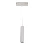 MATTE WHITE MAGNETIC PENDANT LUMINAIRE 48V DC 9W 3000K 950LM 36° OSRAM RA90 Φ50*220MM