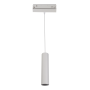 MATTE WHITE MAGNETIC PENDANT LUMINAIRE 48V DC 9W 3000K 950LM 36° OSRAM RA90 Φ50*220MM