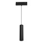 MATTE BLACK MAGNETIC PENDANT LUMINAIRE 48V DC 9W 4000K 1030LM 36° OSRAM RA90 Φ50*220MM