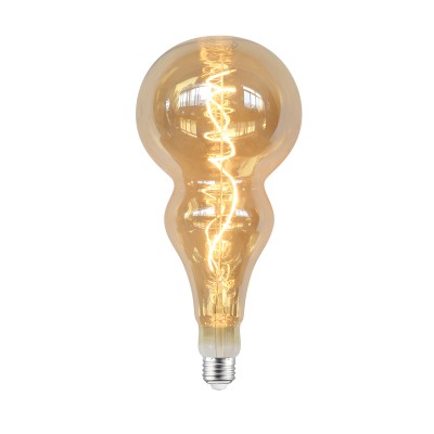 LED FILAMENT E27 IDRIS AMBER DIM 5W 2700K 230V AC 330LM RA80 LED FILAMENT E27 IDRIS AMBER DIM 5W 2700K 230V AC 330LM RA80