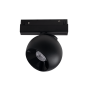 MATTE BLACK MAGNETIC SPOT 48V DC 12W 4000K 1050LM 36° OSRAM RA90 Φ100*134MM