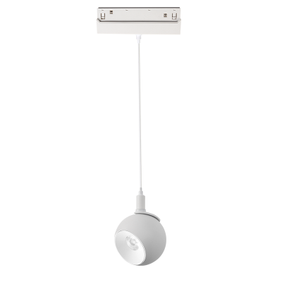 MATTE WHITE MAGNETIC PENDANT LUMINAIRE 48V DC 12W 3000K 1000LM 36° OSRAM RA90 Φ100*134MM MATTE WHITE MAGNETIC PENDANT LUMINAIRE 48V DC 12W 3000K 1000LM 36° OSRAM RA90 Φ100*134MM