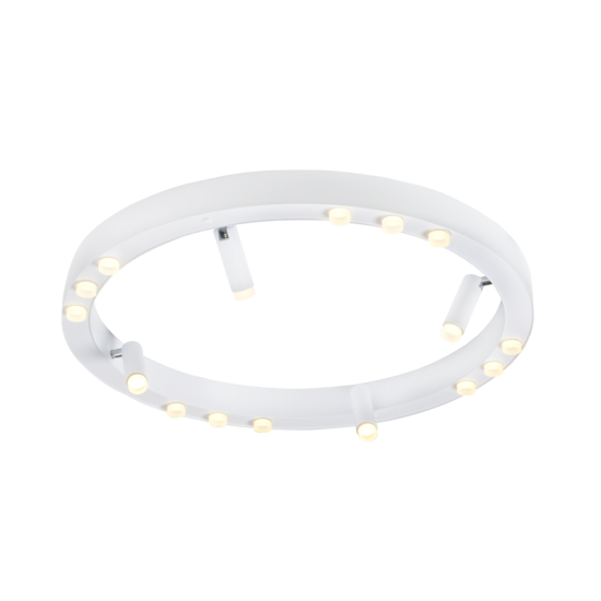 ^ΟΡΟΦΗΣ Φ/Σ LED 48W COB ΛΕΥΚΟ ΑΛΟΥΜΙΝΙΟ 3000K 4320LM D65ΧΗ6,5CM MAGNETO