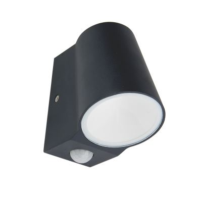 ^LED COB WALL SENSOR LUMINAIRE 6W 400LM 100° 230V AC 3.000K DARK GREY CRI80 IP54 30.000HRS ^LED COB WALL SENSOR LUMINAIRE 6W 400LM 100° 230V AC 3.000K DARK GREY CRI80 IP54 30.000HRS