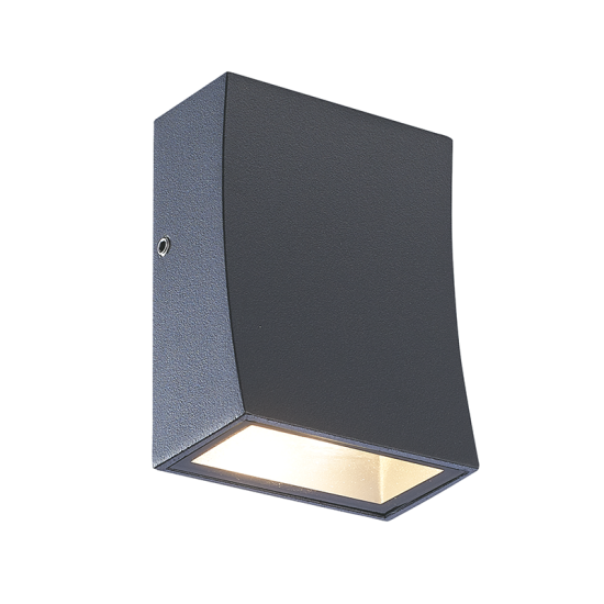 ^LED HP WALL LUMINAIRE 3W 110LM 89° 230V AC 3.000K DARK GREY CRI80 IP65 30.000HRS