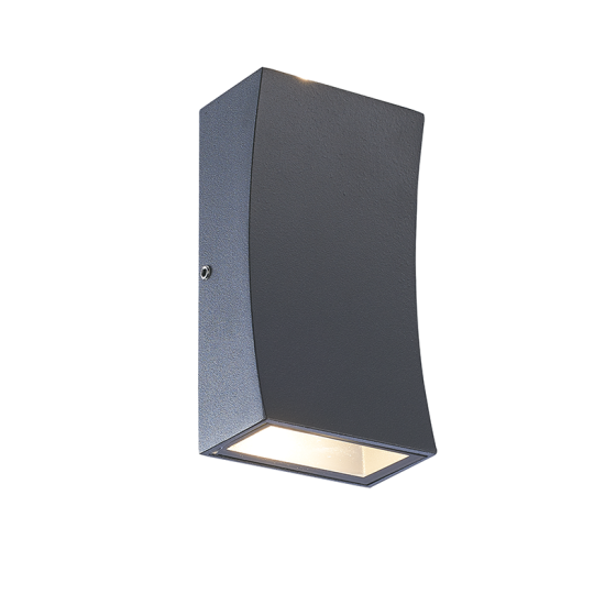 ^LED HP WALL LUMINAIRE 6W 180LM 89° 230V AC 3.000K DARK GREY CRI80 IP65 30.000HRS