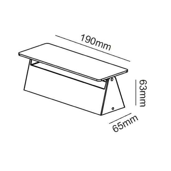 ^LED SMD WALL LUMINAIRE 7W 210LM 190° 230V AC 3.000K DARK GREY CRI80 IP54 30.000HRS ^LED SMD WALL LUMINAIRE 7W 210LM 190° 230V AC 3.000K DARK GREY CRI80 IP54 30.000HRS