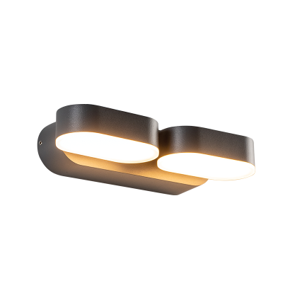 ^LED SMD WALL LUMINAIRE 13W 630LM 100° 230V AC 3.000K DARK GREY CRI80 IP54 30.000HRS ^LED SMD WALL LUMINAIRE 13W 630LM 100° 230V AC 3.000K DARK GREY CRI80 IP54 30.000HRS