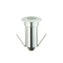 ^LED ROUND INGROUND SPOT LUMINAIRE 1W 55LM 3000K 30° 230V AC IP65 RA80 30.000hrs