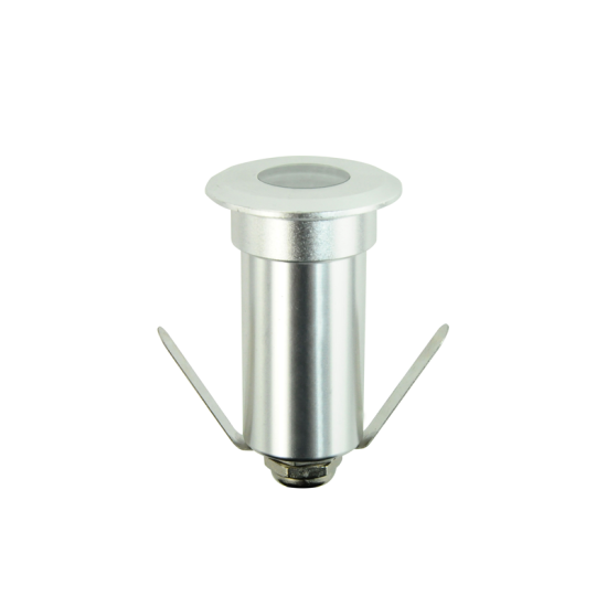 ^LED ROUND INGROUND SPOT LUMINAIRE 1W 60LM 4000K 30° 230V AC IP65 RA80 30.000hrs