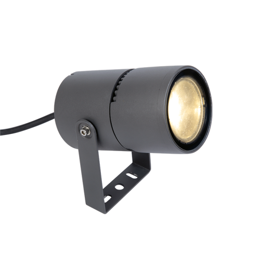 ^LED COB SPOT LUMINAIRE 9W 300LM 15-50° 230V AC 3.000K DARK GREY CRI80 IP65 30.000HRS