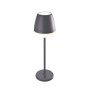^LED SMD TABLE BATTERY LUMINAIRE 2W 150LM 38° 3.000K DARK GREY CRI80 IP54