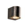 DOWN GU10 WALL LUMINAIRE 230V AC GOLDEN BLACK IP54 MAX.35W
