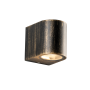 DOWN GU10 WALL LUMINAIRE 230V AC GOLDEN BLACK IP54 MAX.35W