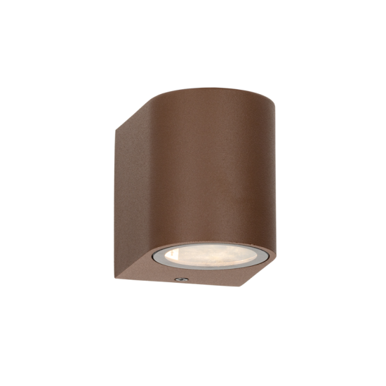 DOWN GU10 WALL LUMINAIRE 230V AC RUSTY IP65 MAX.35W