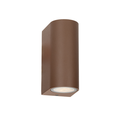 UP DOWN GU10 WALL LUMINAIRE 230V AC RUSTY IP65 MAX.2X35W UP DOWN GU10 WALL LUMINAIRE 230V AC RUSTY IP65 MAX.2X35W