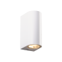 UP DOWN GU10 WALL LUMINAIRE 230V AC MATT WHITE IP54 MAX.2X35W