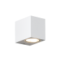 ^GU10 WALL LUMINAIRE 230V AC MATT WHITE IP54 MAX.35W