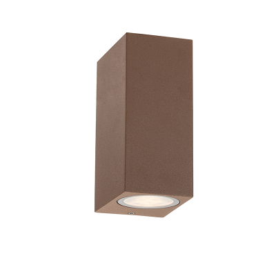 UP DOWN GU10 WALL LUMINAIRE 230V AC RUSTY IP65  MAX.2X35W UP DOWN GU10 WALL LUMINAIRE 230V AC RUSTY IP65  MAX.2X35W