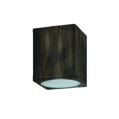 DOWNLIGHT GU10  SQUARE CEILING LUMINAIRE 230V AC GOLDEN BLACK IP65 GU10 MAX.35W DOWNLIGHT GU10  SQUARE CEILING LUMINAIRE 230V AC GOLDEN BLACK IP65 GU10 MAX.35W