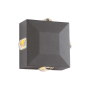 ^LED HP WALL LUMINAIRE 5W 170LM 15° 230V AC 3.000K DARK GREY CRI80 IP54 30.000HRS