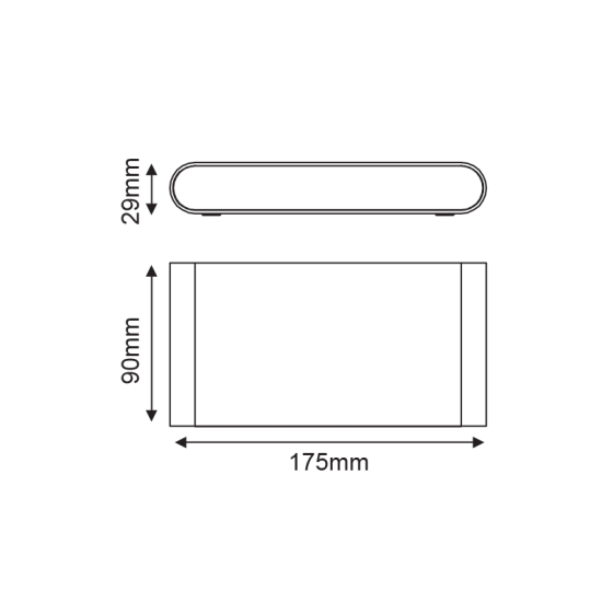 ΦΩΤΙΣΤΙΚΟ ΤΟΙΧΟΥ LED  11W 570LM 60° 230V AC 3.000K MATT WHITE CRI80 IP54 30.000HRS