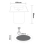 ^LED SQUARE COB INGROUND SPOT LUMINAIRE 7W 450LM 3000K 45° 230V AC IP67 RA80 30.000hrs