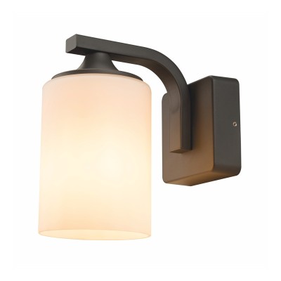 ΑΠΛΙΚΑ ΑΛΟΥΜΙΝΙΟΥ ΜΕ ΓΥΑΛΙ ΑΜΜΟΒΟΛΗΣ  Ε27 230V AC DARK GREY IP54 