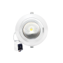 WHITE LED RECESSEDMOVABLE LIGHT20W 3000K 60°1500LM 230V Ra80