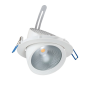 WHITE LED RECESSED MOVABLE LUMINAIRE 30W 4000K 60° 2480LM 230V Ra80