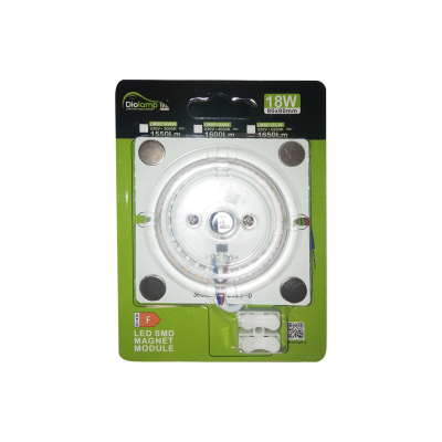 LED SMD MAGNET MODULE 18W 230V AC 1650LM 160° 6500K Ra80