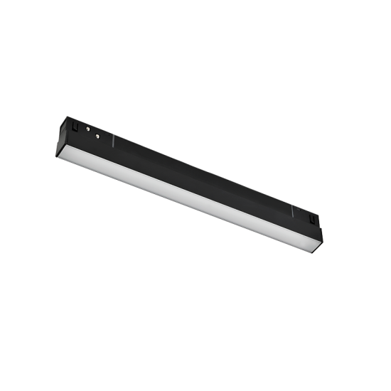 MATTE BLACK MAGNETIC LINEAR 48V 10W 3000K 800LM 110° OSRAM RA90 L300MM