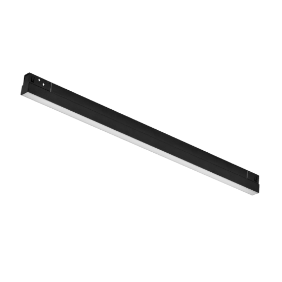 MATTE BLACK MAGNETIC LINEAR 48V 20W 4000K 1750LM 110° OSRAM RA90 L600MM